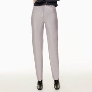 Wilfred The Melina™ Pant – Soft Iris (Lavender Gray) Vegan Leather | Size 6